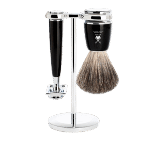 Mühle RYTMO 經典黑 三件傳統剃鬚套裝